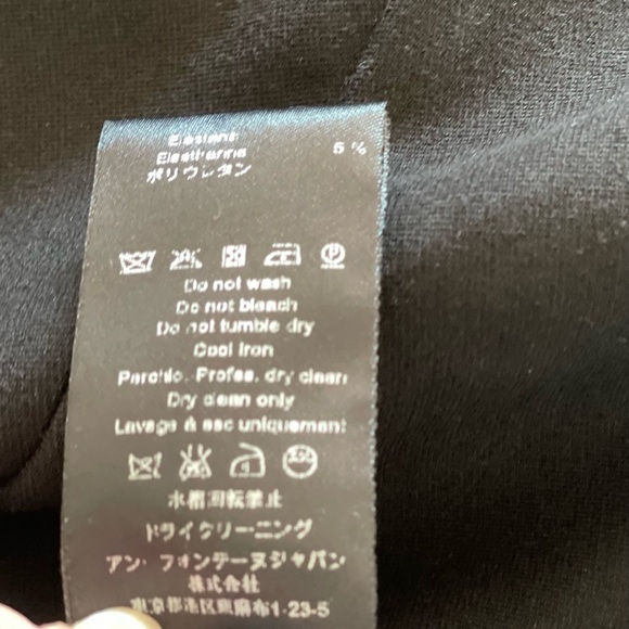 Anne Fontaine Charcoal Grey Top Size 42 - Picture 6 of 6